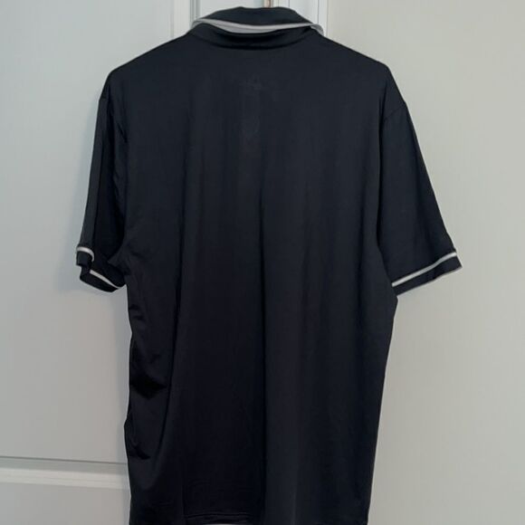 New UA Gray ND Notre Dame Fighting Irish Athletics Golf Polo Shirt BCS Playoffs - Picture 4 of 4